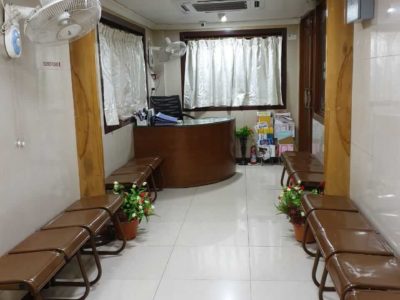 Anuja Nursing Home waiting area