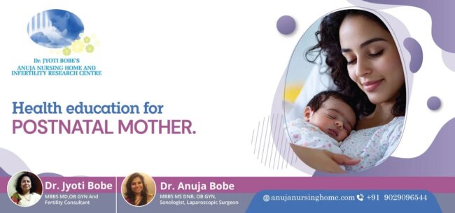 Health education for postnatal mother